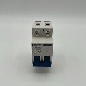 DC Miniature Circuit Breaker, 2 Pole 1000V 63 Amp Isolator for Solar PV System